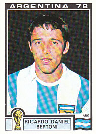 Ricardo Daniel Bertoni WC 1978 Argentina samolepka Panini World Cup Story #105